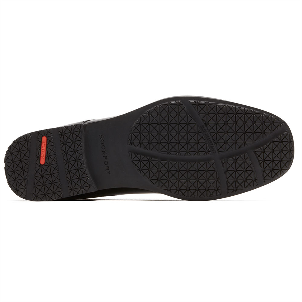 Rockport Pen Sko Herre Svart - Essential Details Waterproof Cap Toe - PJIC04693